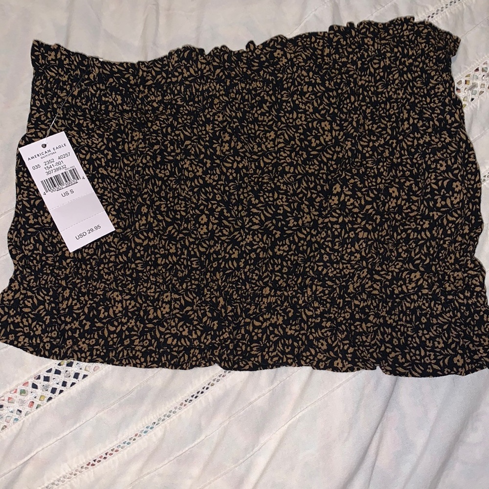 American Eagle Floral Tube Top